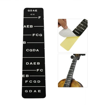 1pcs Fretboard Fingerboard Fret Finger Chart Guide Label Sticker Poster for Full 4/4 Size Violin Fiddle