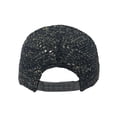 thumbnail image 4 of WITHMOONS Summer Breathable Knit Hat Basic Baseball Cap Adjustable Size Dad Hats YZ10172 (Black), 4 of 4