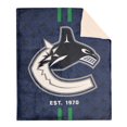 thumbnail image 1 of NHL Vancouver Canucks Plush Blanket, (50" x 60"), 1 of 4