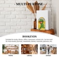 thumbnail image 7 of Pofeuu T-Rex Playing Football Print Large Bookend Hold Heavy Books- Wood Bookends for Heavy Books Heavy Duty Book Ends Wood Bookends for Office Desk Non-Skid, 7 of 7