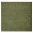 thumbnail image 5 of Rugsotic Carpets Handmade Rugs Hand Knotted Loom Square 8'x8' Green Wool for Indoor Use, 5 of 5