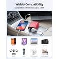 thumbnail image 6 of BESTEK 150W Power Inverter, DC 12V to 110V AC Car Converter Adapter with 4.2A Dual USB Charger, Thinner Design with ETL Listed,Red with Back Clip, 6 of 8