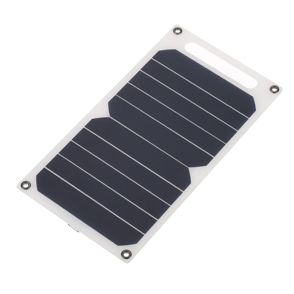 Solar Charger 10W Ultra Thin Silicon Solar Panel 5V USB Ports for Phone JL 