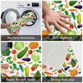 thumbnail image 4 of Front Door Mat Indoor Outdoor Outside Entrance - 16*24in Washable Vegetables2 Thin Bathroom Rugs Fit Under Door, Bath Rugs for Bathroom, Kitchen Rugs Mats for Floor, 4 of 6