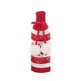 thumbnail image 1 of Yuarrent Cubierta tejida para botella de vino, copo de nieve elástico Universal, ropa de Navidad de Año Nuevo, Bola de piel, banda de champán, Kits de decoración para fiestas Tipo 1 Yuarrent HA068797-01, 1 of 6