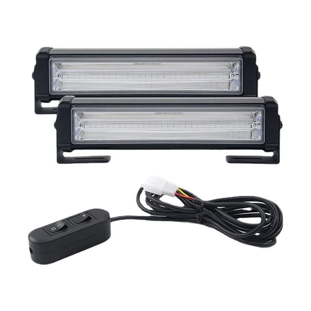 Luz estroboscópica de emergencia Shamjiam Amarillo, barra de luces de asesor de tráfico, luz de advertencia intermitente