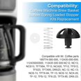 thumbnail image 4 of 2 Sets Coffee Machine Brew Basket Bottom Spring Loaded Stopper Kits, Coffee Maker Parts Re-2025, 4 of 5