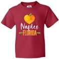 thumbnail image 3 of Inktastic Naples Florida Orange in Heart Youth T-Shirt, 3 of 5