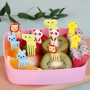 36 Pcs Animal Food Picks for Kids, Fruit Forks Toothpicks Lunch Bento Mini Dessert Fork, Food Grade Toddler Party Decoration For Cake Pastry