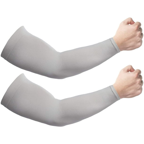 2 Pairs Sun UV Protection Cooling Arm Sleeves for Men and Women, UPF 50