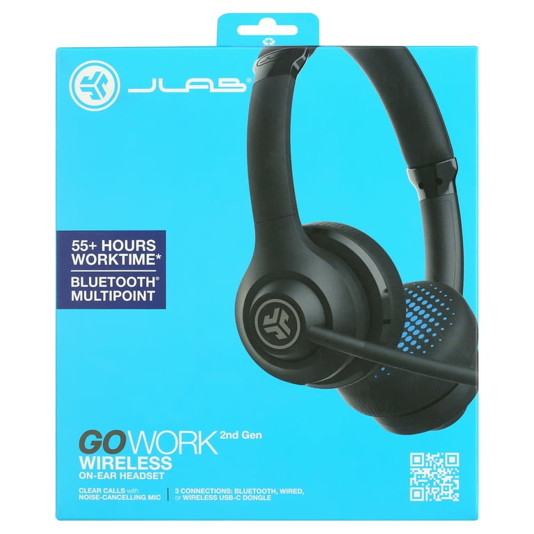 JLab Go Work Wireless On ear Headset