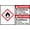 Warning Sign 2, variant on Enter Here Sign, 8"x12" Aluminum Metal Traffic Wall Decor Sign, Directional Signage