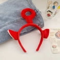 thumbnail image 2 of Teletubbies Headband Anime Cartoon Hair Band Cute Three-Dimensional Hair Band,red，1 pack, 2 of 5