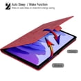 thumbnail image 2 of FJLBDE Case for iPad Pro 12.9 Inch (6th/5th/4th/3rd Gen, 2022/2021/2020/2018), PU Leather Folio Stand Magnetic Cases, Card Slot, Auto Wake/Sleep, Pen Holder, Filp Cover, Red, 2 of 6