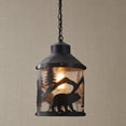thumbnail image 2 of Park Designs Black Bear Pendant Light 8.5"D, 2 of 4