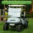 thumbnail image 5 of 10L0L Golf Cart Windshield for Club Car Precedent 2004-up,Clear Folding Down Windscreen, 5 of 8