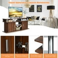 thumbnail image 5 of Costway 63''TV Stand Entertainment Console Center W/ 2 Cabinets Up to 70''Walnut, 5 of 9