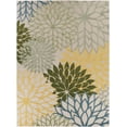 thumbnail image 2 of Nourison Aloha Indoor/Outdoor Green Multicolor 9' x 12' Area Rug (9x12), 2 of 9