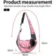 thumbnail image 5 of Portabebés para mascotas, bolso bandolera para perros, bolsos de hombro de viaje para mascotas, perros pequeños y gatos al aire libre, 5 of 5