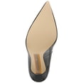 thumbnail image 4 of Sam Edelman Antonia Black Patent Pointed Toe Slip On Spool Heel Fashion Pumps (Black Patent, 7), 4 of 5