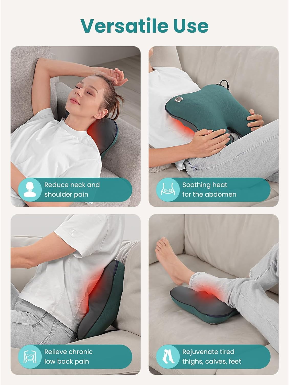 Bespine™ Cervical Spine Massage Pillow + E-Book