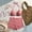 Red, variant on Women Striped Terry Cloth 2 Piece Bikini Set, Halter Tie Triangle Top & High Waist Boyshort Bottom Swimsuit, Cute Sexy Textured Bathing Suit for Beach Pool Vacation
