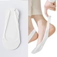 thumbnail image 2 of Ball of Foot Cushioned Low Cut Liner Socks Women's Nonslip Strap Half Toe Socks, 2 of 21