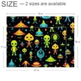 thumbnail image 2 of Alien Polyester Chair Rugs - Soft Modern Floor Mat for Home or Office - Backing, Easy to Clean - Protects Floors, Reduces Noise - Comfortable and Stylish Seating Area Rug, 2 of 6