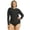 Black, variant on Women's Plus Size L/S UPF 50+ Rash Guard, Crew Neck, Long Sleeve (Women's Plus)
