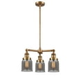 thumbnail image 3 of Innovations Lighting - Bell - 3 Light Chandelier In Industrial Style-11 Inches, 3 of 7