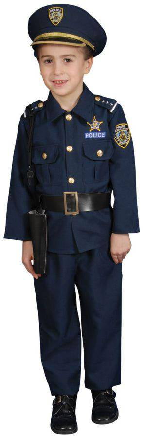 4-6 Details about    BRAND NEW Dress Up America Deluxe Police Officer Child Costume Size S 
