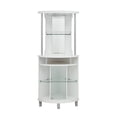 thumbnail image 4 of Gramercy Way Corner Bar Cabinet in White Finish, 4 of 5