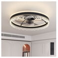 thumbnail image 2 of Smart Ceiling Fan with Light 20 Inch Black - Dimmable LED, Remote & APP Control, Silent Fan for Bedroom, Living Room, Dining Room, 2 of 6