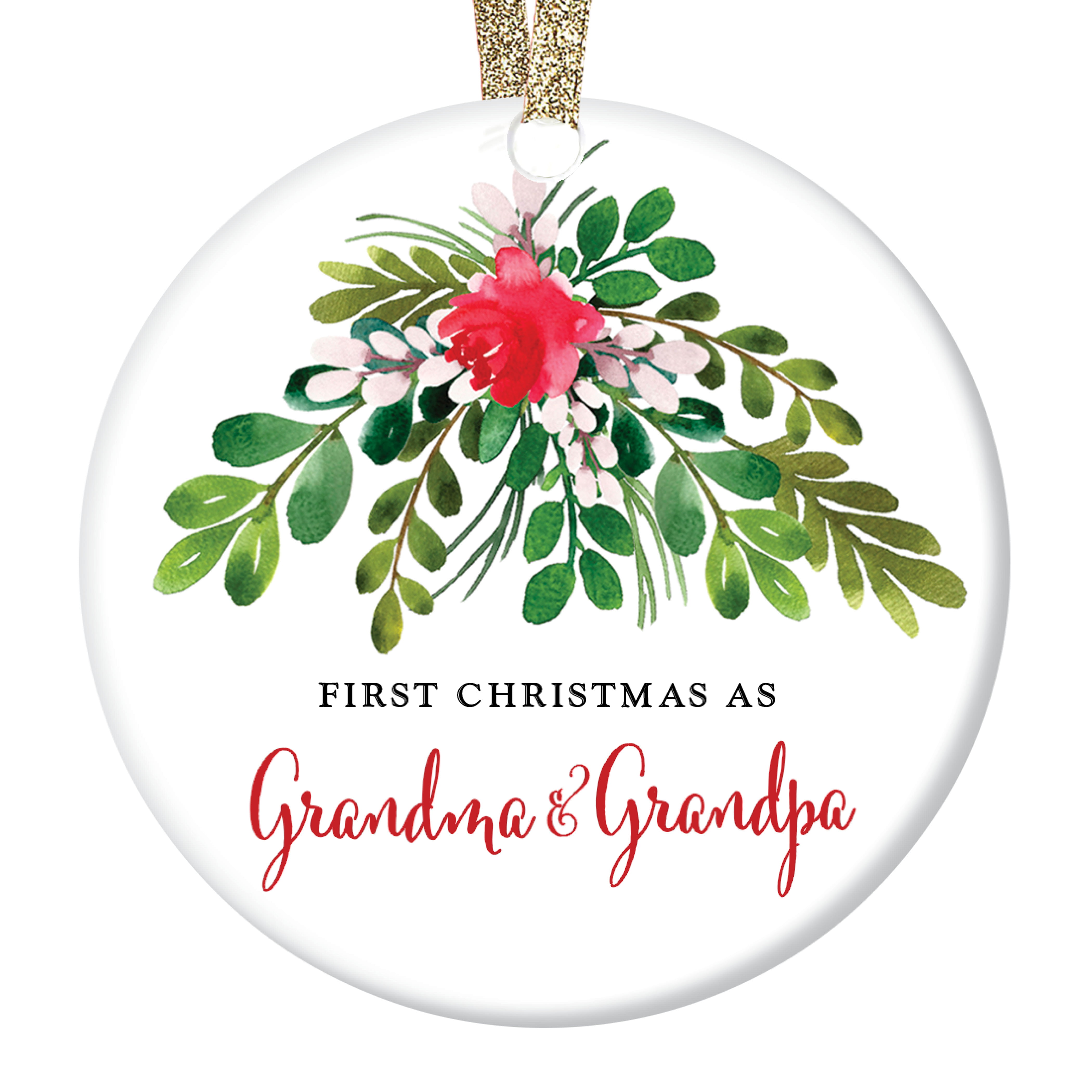 2017 Hallmark Cute Snowman Granddaughter Ornament Family Love Girl Grandma 