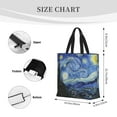 thumbnail image 3 of Easygdp The Starry Night Bolsa Tote para Mujer, Bolso de Hombro para Trabajo, Playa, Viajes, Compras y Supermercado, 3 of 7