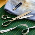 thumbnail image 6 of Universal Tool Tailor's Shears, Heavy Duty Stainless Steel, Straight Scissors, 10", 6 of 8
