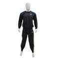 thumbnail image 5 of MRX Heavy Duty Sweat SAUNA SUIT Exercise Gym Suit Fitness Weight Loss Slimming MMA Training Black/Green (Large), 5 of 5