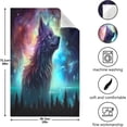 thumbnail image 3 of SKYSONIC Galaxy Wolf Kitchen Towels, 18 x 28 Inch Super Soft and Absorbent Dish Cloths for Washing Dishes, 4 PCS Reusable Multi-Purpose Microfiber Hand Towels for Kitchen, 3 of 7
