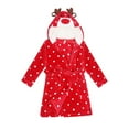 thumbnail image 1 of Hfolob Kids Girl Coat Unisex Animal Face Hooded Towel And Plush Animal Face Robe Pretty Elephant Bathrobe, 1 of 3