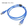 thumbnail image 5 of Huanledash Data Cable Dual-head High Speed 150/300cm USB2.0 Male to Male Data Extension Cord for Computer, 5 of 8