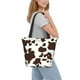 thumbnail image 2 of Balery Brown Cow Bolsa de Hombro con Diseño, Bolsa Grande y Duradera, Bolsa Versátil para Compras, 2 of 6