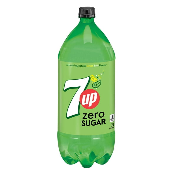 7UP Zero Soft Drink, 2 L Bottle, 2L