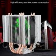 thumbnail image 4 of Radiador de CPU, disipador de Calor de CPU de CPU de 4 Tubos de Calor para Enfriador de CPU Intel adaptado para la perfección, 4 of 12