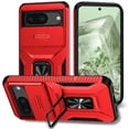 thumbnail image 1 of Funda para GANGXUN Google Pixel 8 - Soporte metálico, Función magnética, Rojo, 1 of 5