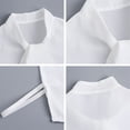 thumbnail image 6 of Lady's Detachable False Collar Half Shirt Blouse Pointed Lapel Fake Collar Dickey Collar White, 6 of 7