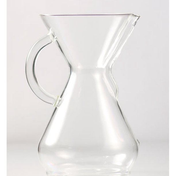 Chemex Eight Cup Glass Coffee Maker with Glass Handle 28 cup (40oz