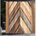 thumbnail image 4 of Ambesonne Vintage Shower Curtain, Grunge Nature Gardening, 69"Wx75"L, Brown, 4 of 5