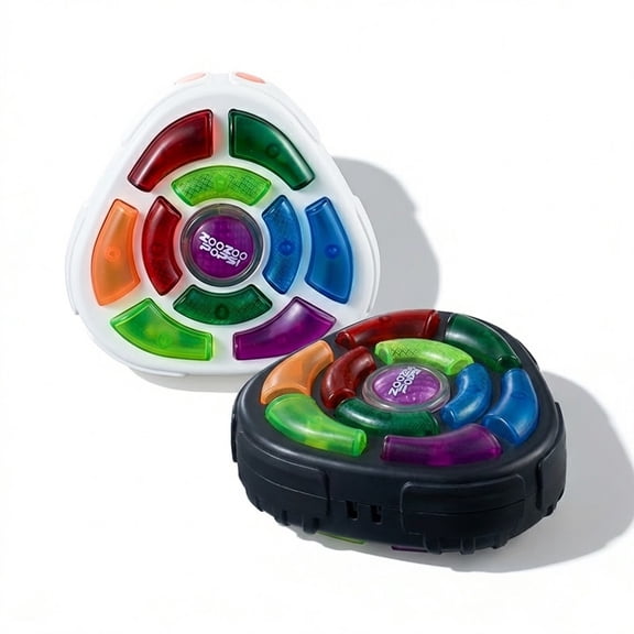 2-Pack Electronic Handheld Memory Game for Kids 3-12, 4-in-1 Light-Up Brain Teaser Toy, Portable Travel Sensory Fidget Game, STEM Gift for Boys & Girls