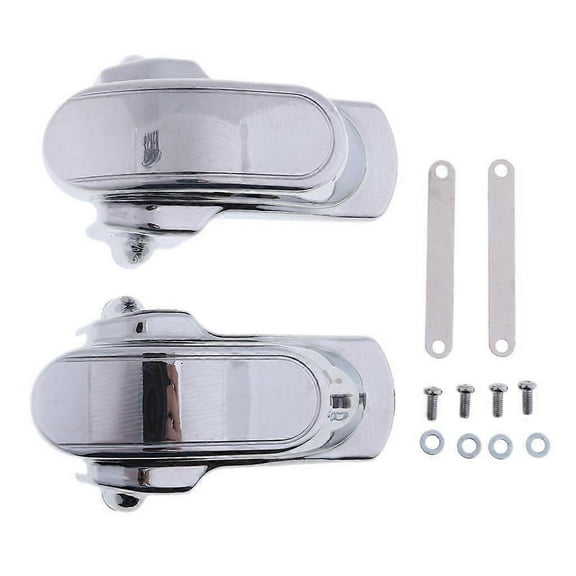 Rear Frame Axle Cover Kit Compatible with Harley Dyna FXDB FXDF FXDL 2006-2017 (Silver)