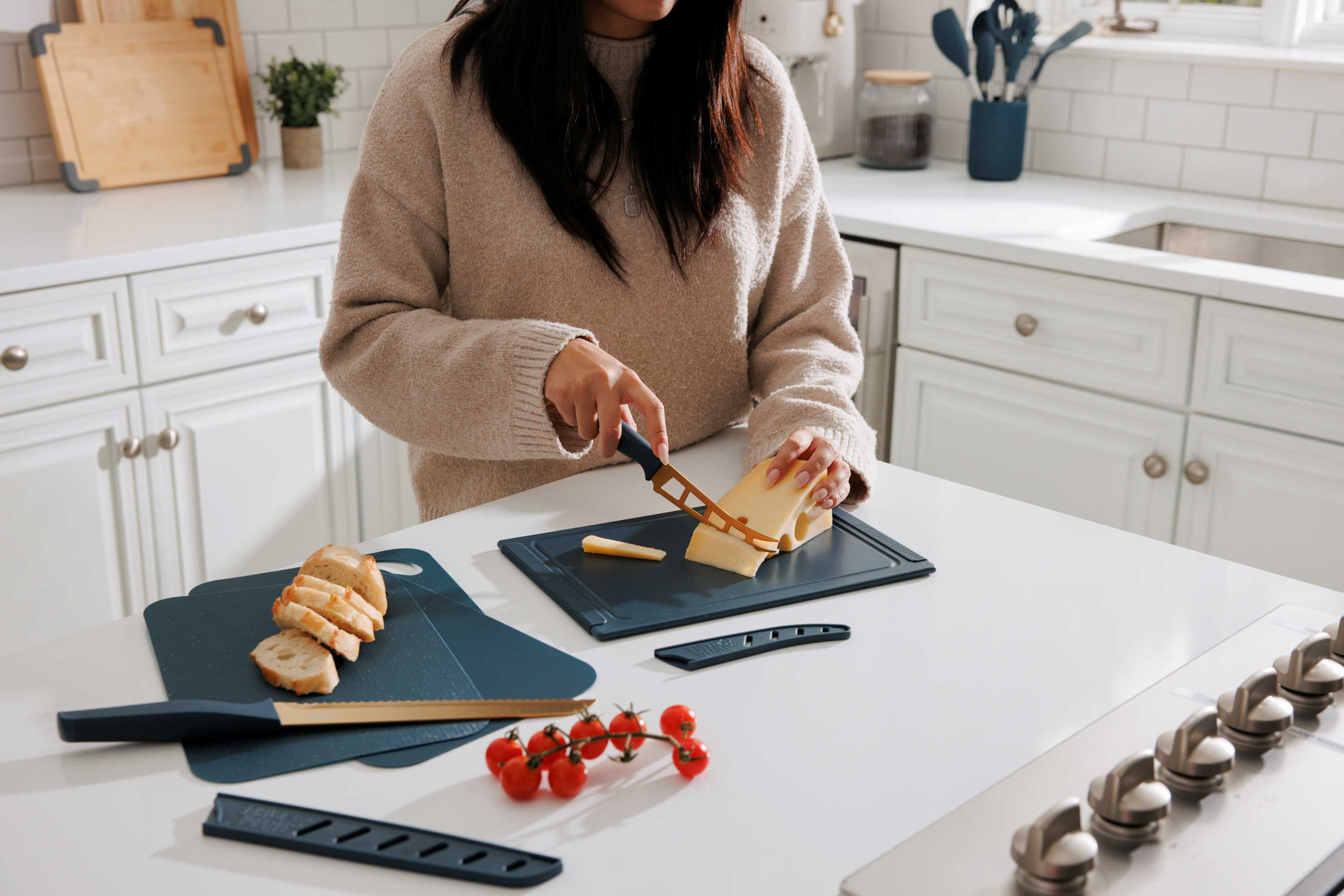 Thyme & Table 20-Piece Knife Set - Blue